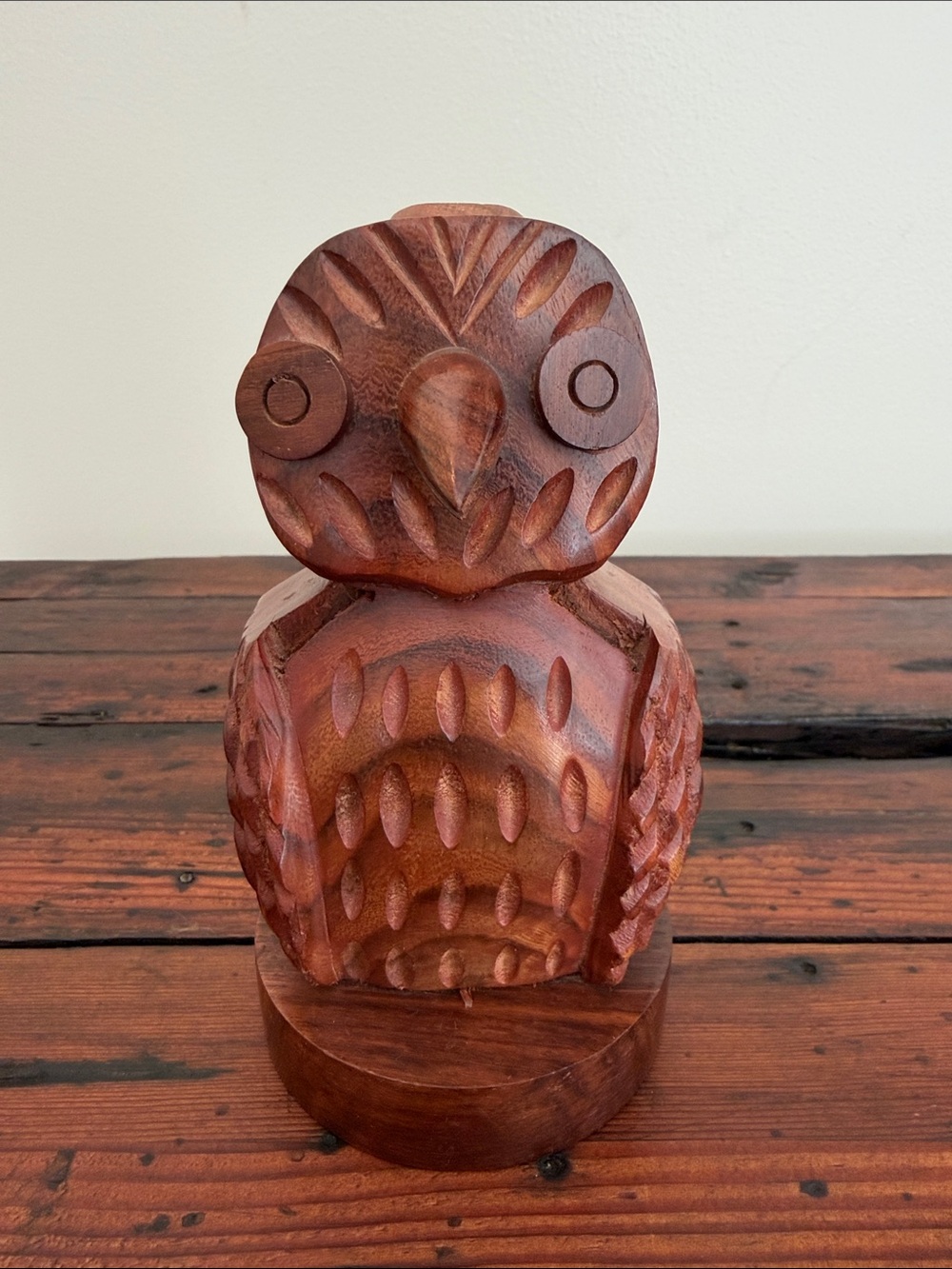 Matr Boomie Wooden Owl Eyeglass Holder Stand